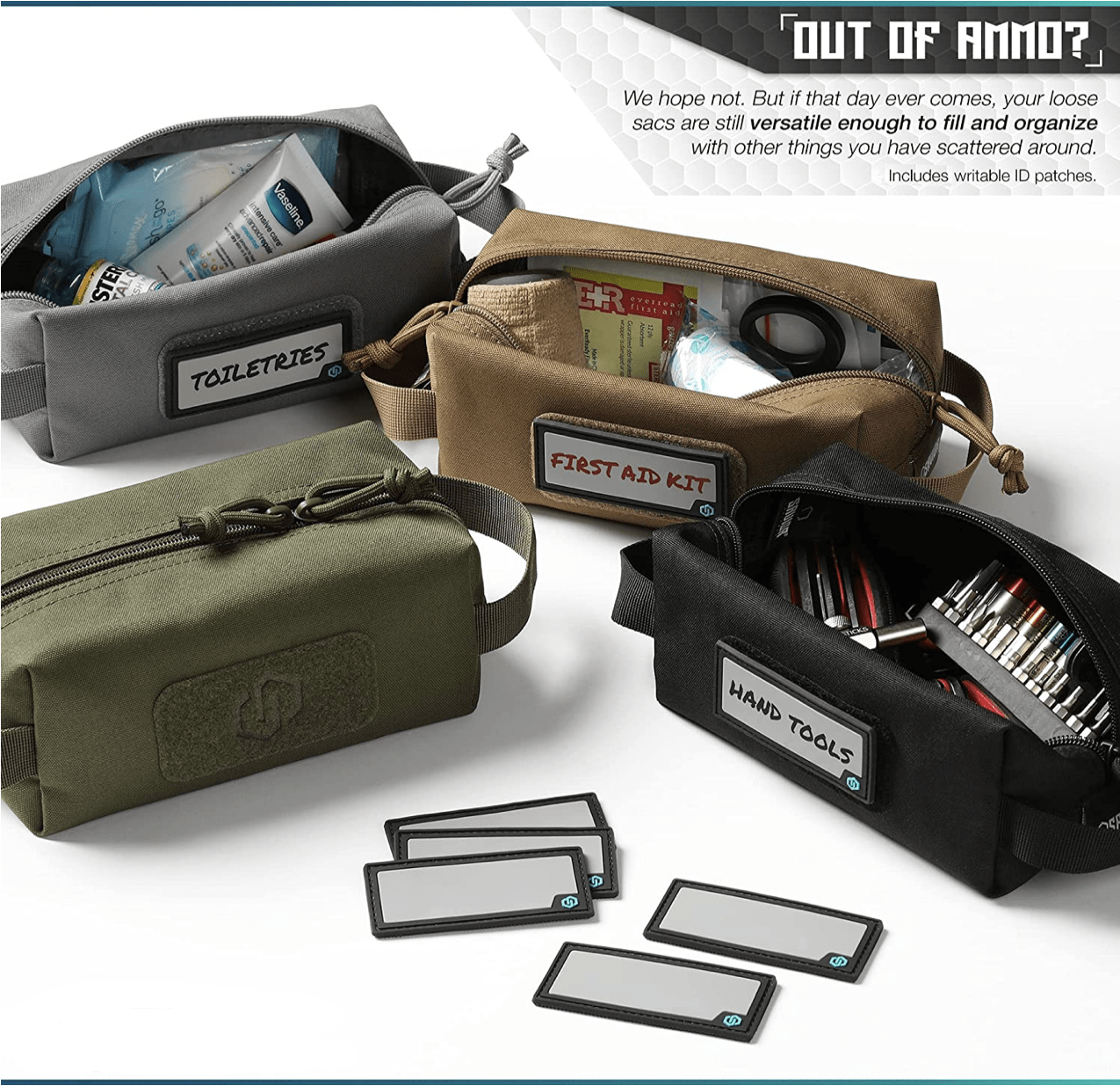 Soft Tactical Storage Pouch (4 Pack) - We The Collective