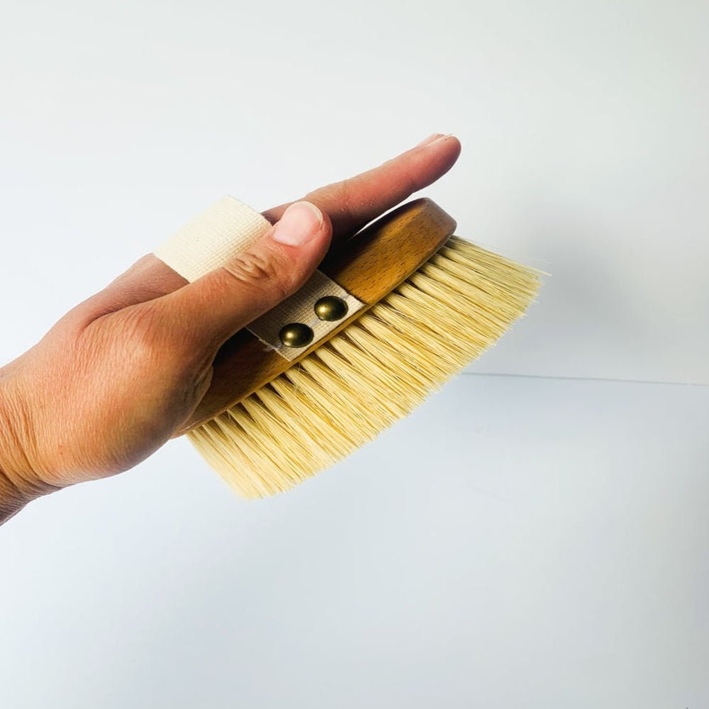 Tilley + Me Bamboo Dry Brush for Body – Exfoliate & Improve Circulation - OVERLANDERS Outfitter