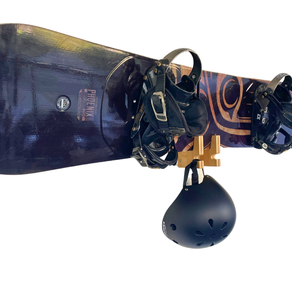 Bamboo Skate & Snowboard Wall Rack - OVERLANDERS Outfitter