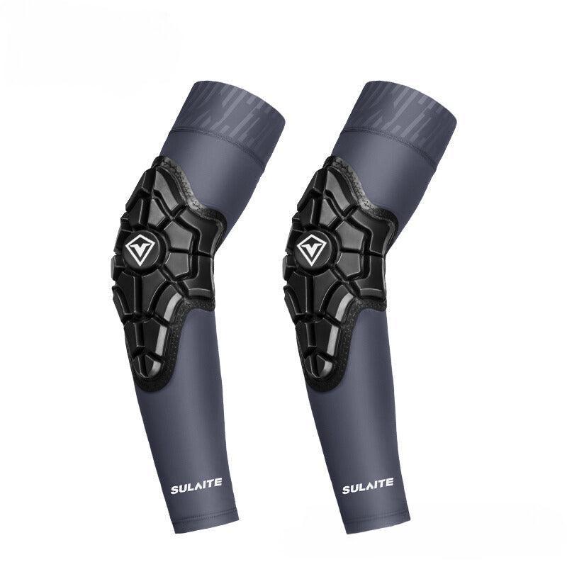 Bean's Moto Booth SULAITE™ Motorcycle Armor Sleeve in CoolMax fabric, showing lightweight, protective motorcycle armor sleeve with branding.