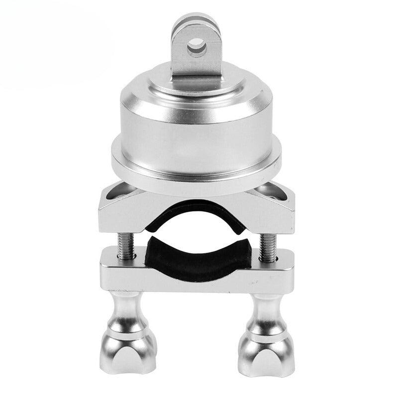 Bean's Moto Booth motorcycle helmet camera mount kit with 360° rotating attachment for versatile action camera positioning.