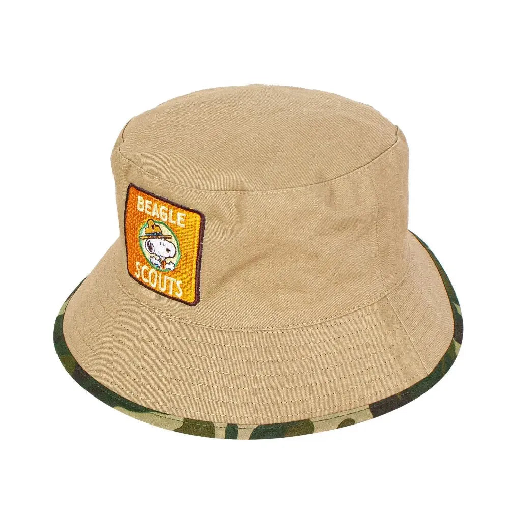 Peter Grimm Peanuts Beagle Scout Bucket - Cotton Bucket Hat - OVERLANDERS Outfitter