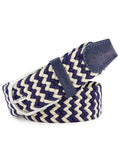 White Water Life Waterline Braided Belt featuring a colorful woven design and adjustable buckle detail.