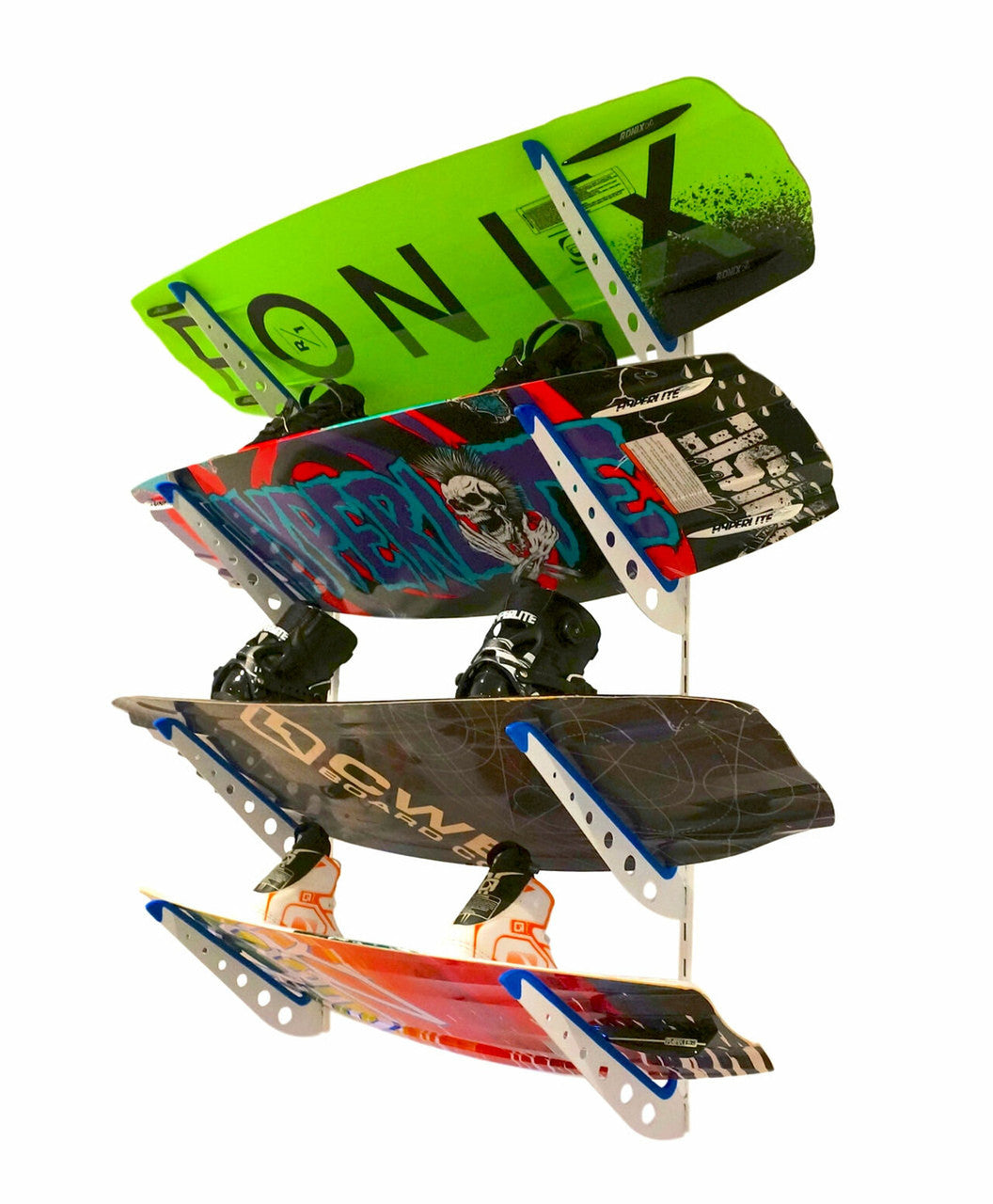 XSR Adjustable Wall Rack | Multi-Use | 4 Levels | White - OVERLANDERS Outfitter