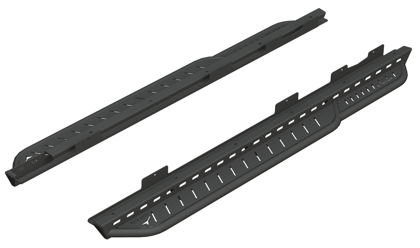 Mercedes Sprinter Rockbody side steps by Avatar Offroad, sturdy aluminum side steps for easy vehicle access