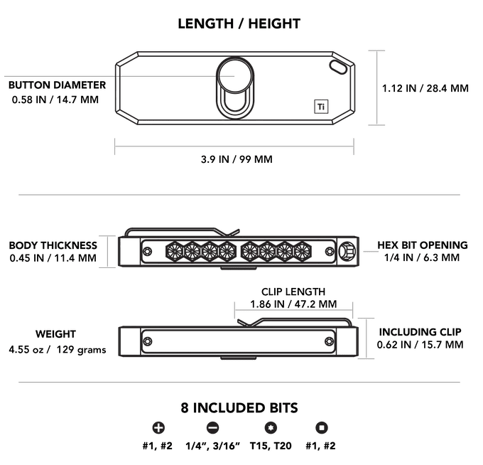 Big Idea Design-  Bit Bar II (Stonewashed) - OVERLANDERS Outfitter