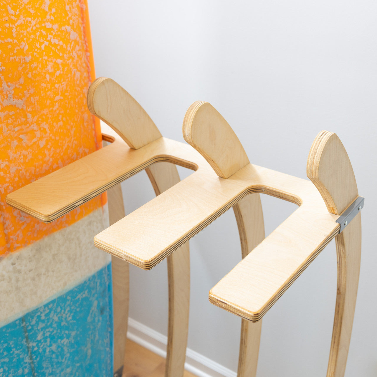 Big Sur Surfboard Storage Wood Stand | Holds 4 Surfboards - OVERLANDERS Outfitter