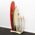 Big Sur Surfboard Storage Wood Stand | Holds 4 Surfboards - OVERLANDERS Outfitter