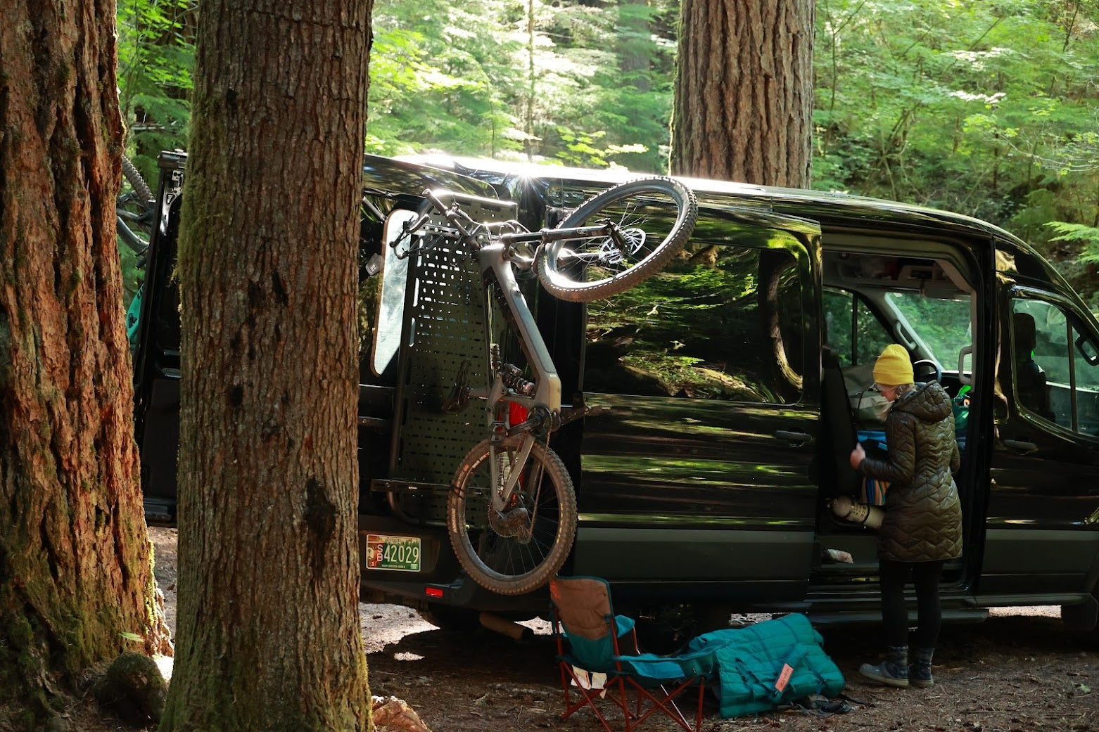 Bike Rack Kit for Van Cargo Molle Panel Lolo Racks Rad Lad - OVERLANDERS Outfitter