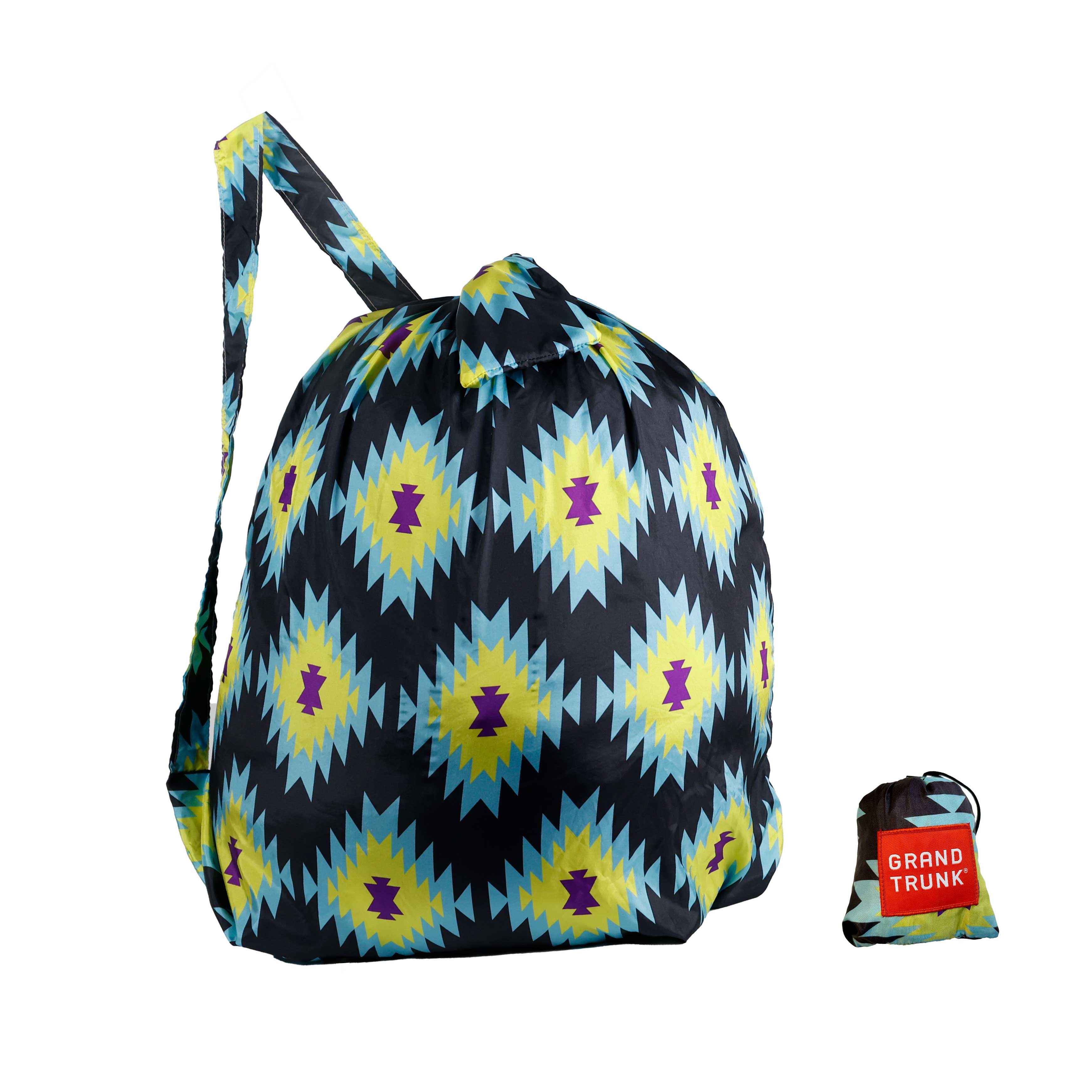 GrandTrunk Bindle travel tote with laundry and storage pockets, lightweight and durable fabric for organized packing and travel.