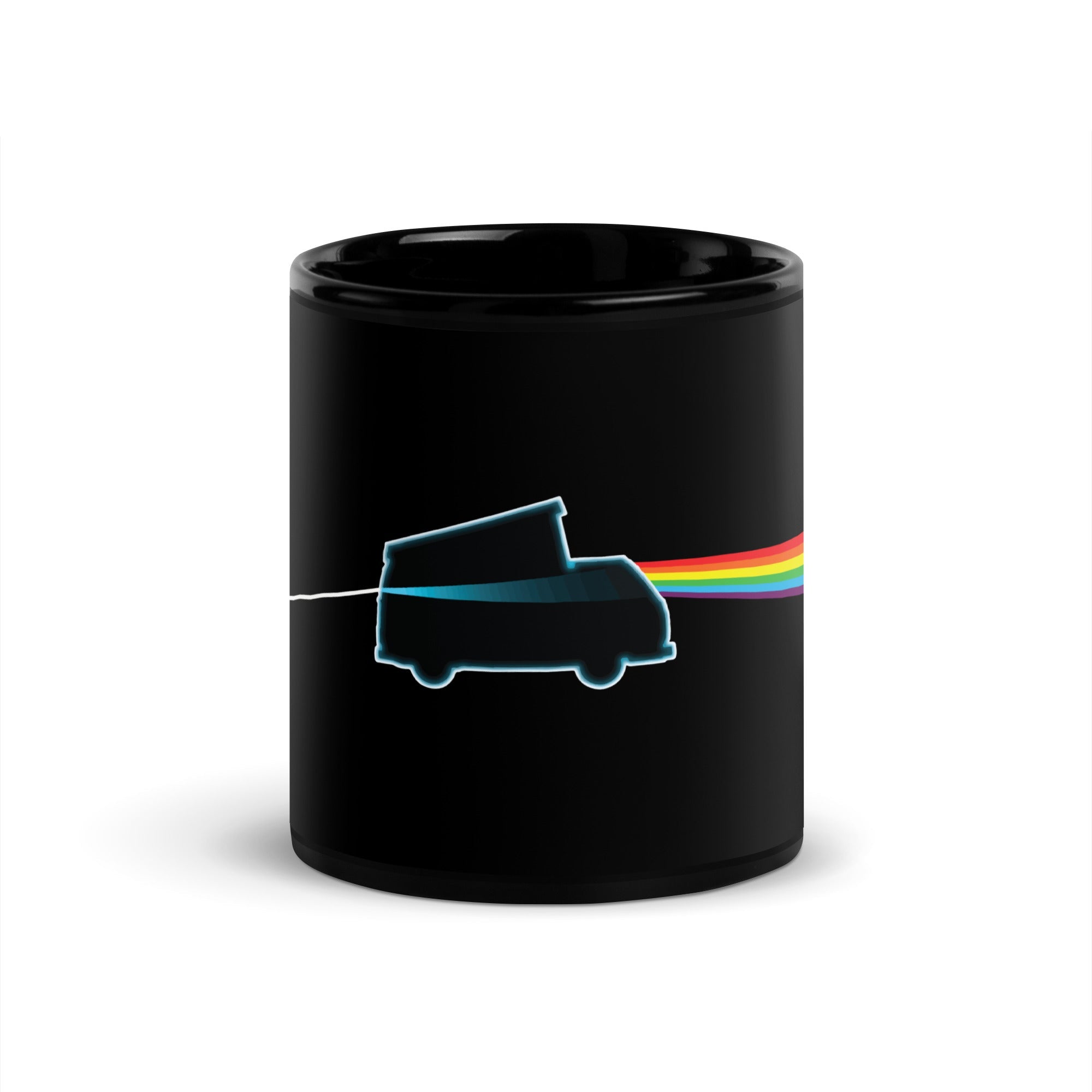 Dark Side of the Bus Black Glossy Mug - OVERLANDERS Outfitter