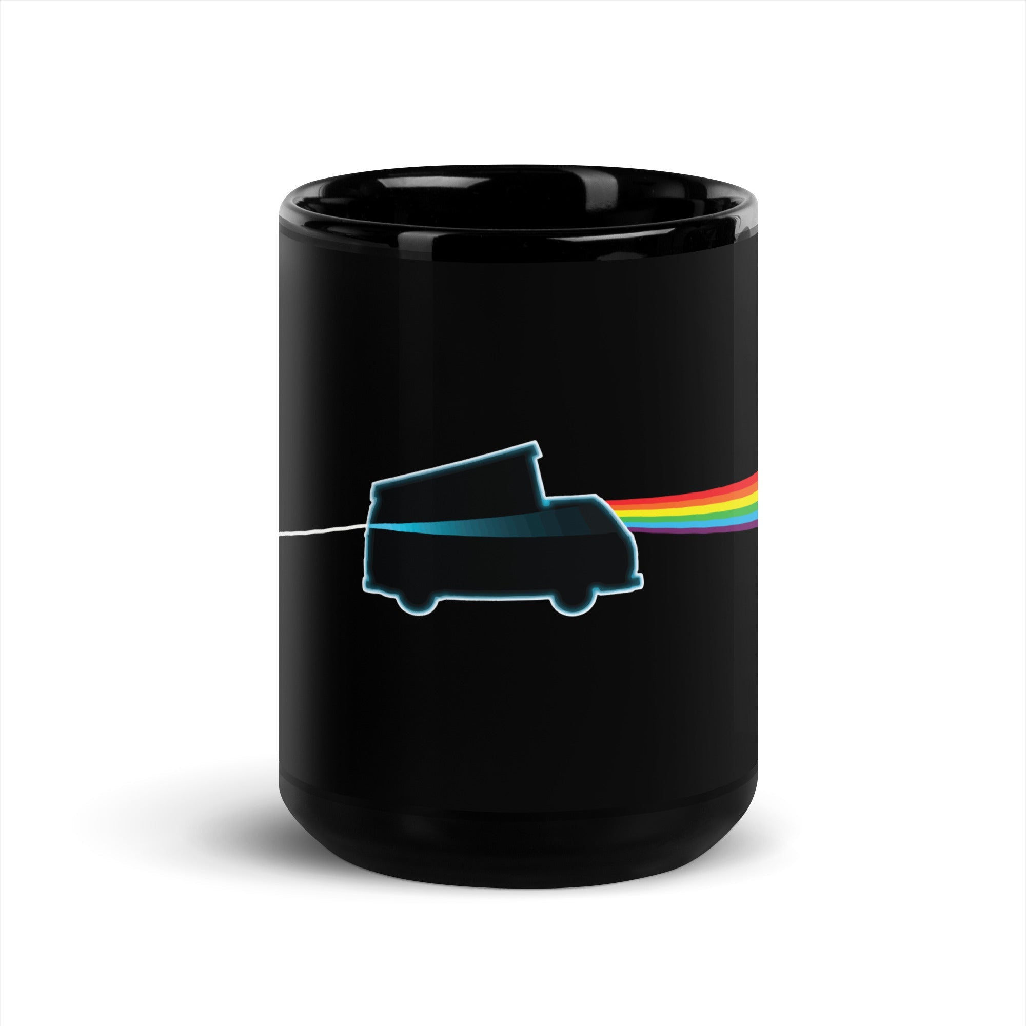 Dark Side of the Bus Black Glossy Mug - OVERLANDERS Outfitter