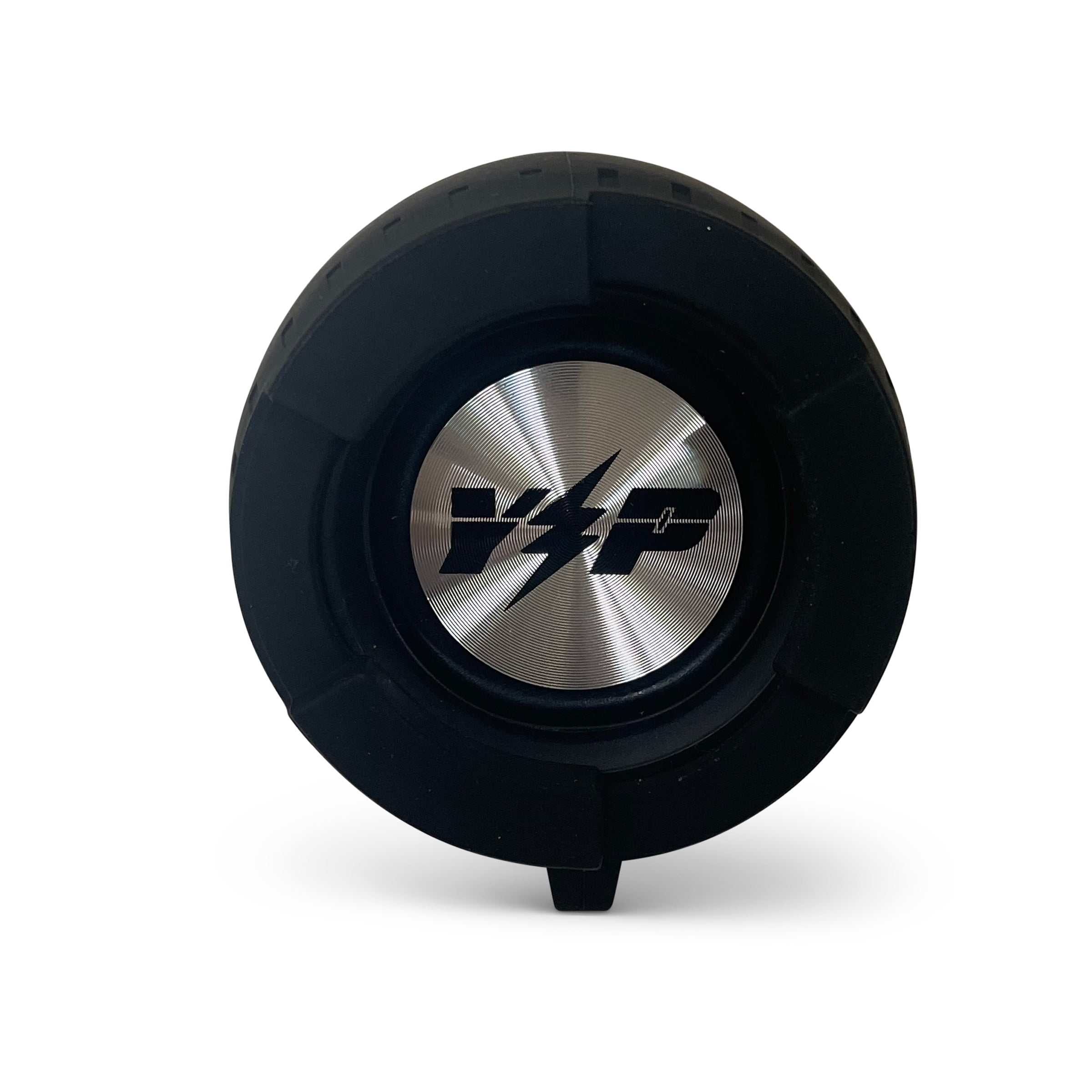 Black DryTunes waterproof floating Bluetooth speaker by Yak Power, portable outdoor audio device with rugged design.