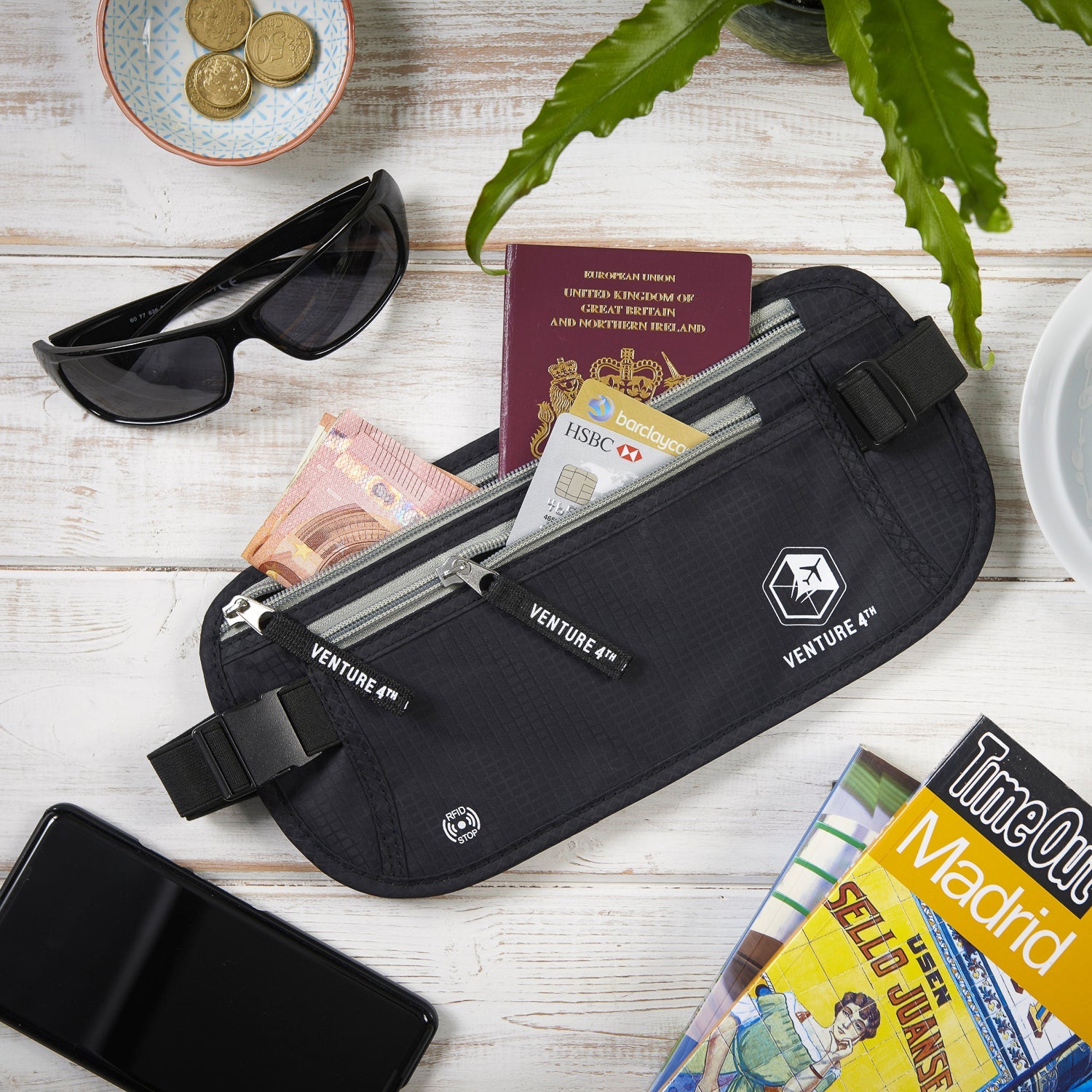 Travel Money Belt + RFID Sleeves - OVERLANDERS Outfitter