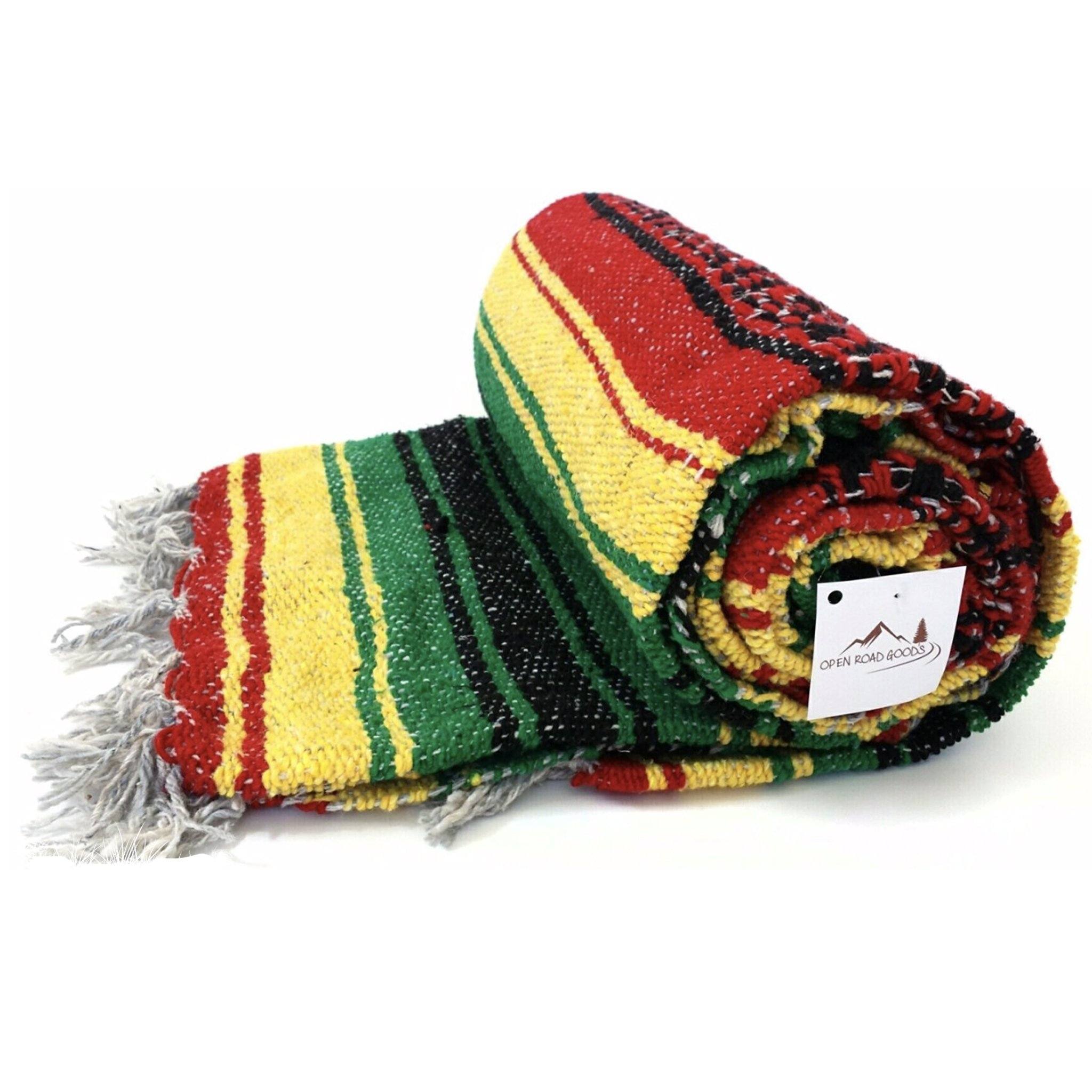 Rasta Mexican Falsa Yoga Blanket - OVERLANDERS Outfitter