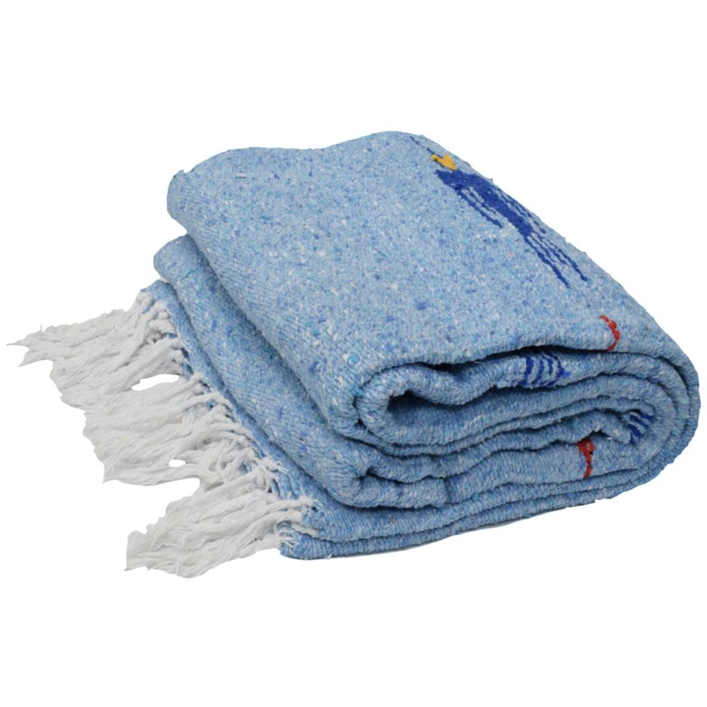 Sky Blue Baja Thunderbird Blanket - OVERLANDERS Outfitter