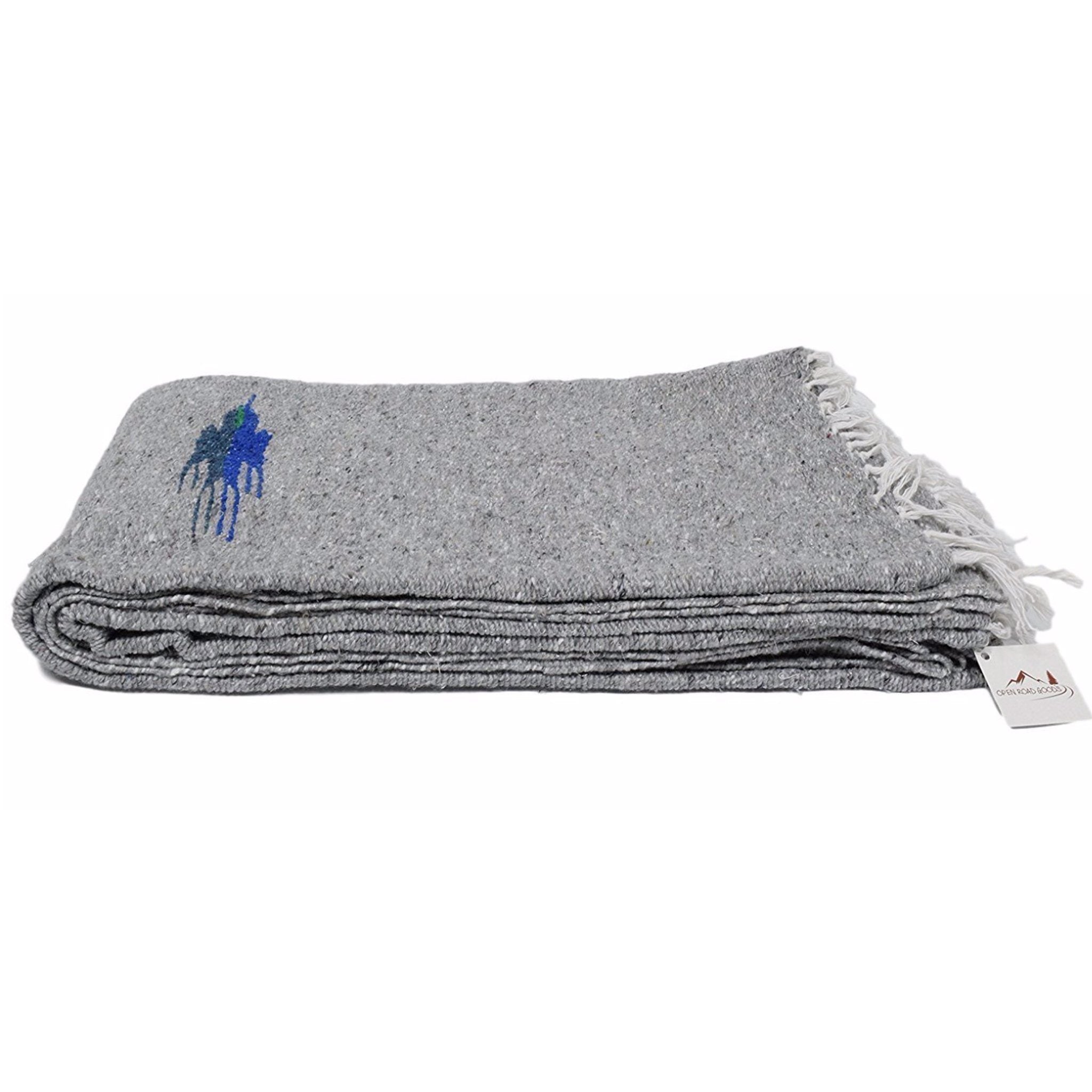 Heather Grey Baja Thunderbird Blanket - OVERLANDERS Outfitter
