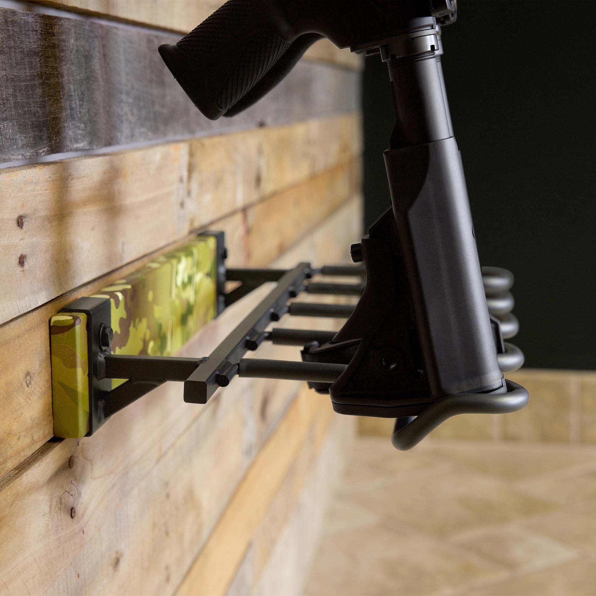 FORGE Firearm Rack | Wall Mount Display | 5 Slots | MultiCam - OVERLANDERS Outfitter