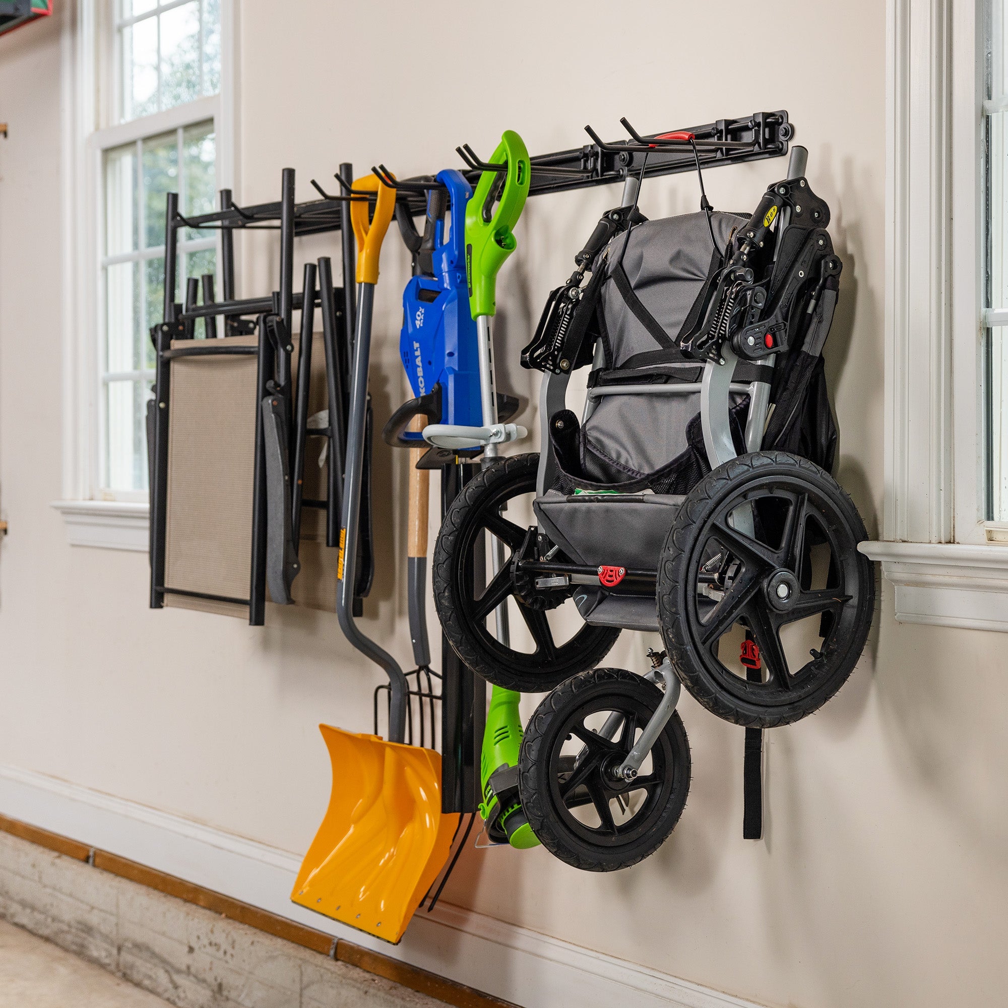 64" Modular Multi-Use Adjustable Garage Organizer | Holds 600 lbs - OVERLANDERS Outfitter