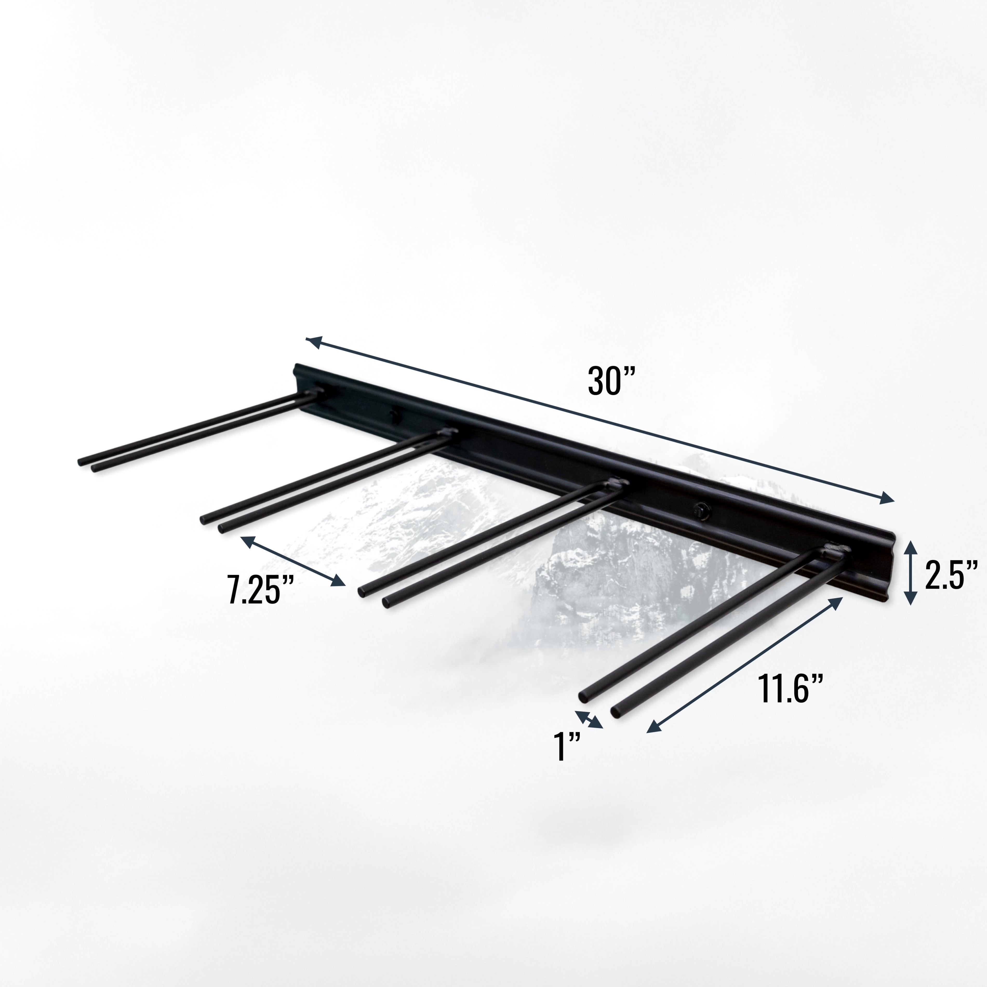 Snowbasin Ski Storage Rack | Holds 16 Pairs of Skis - OVERLANDERS Outfitter