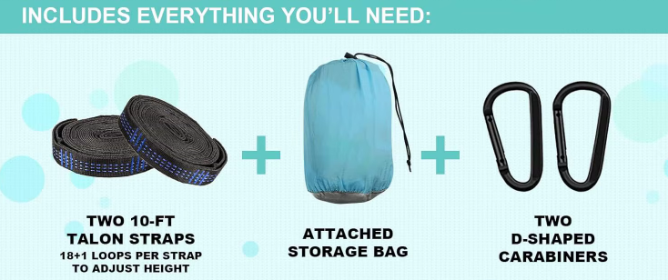 River Country Gear Single and Double Hammock Kits