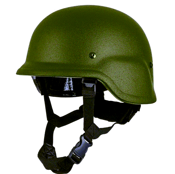 SFT2 Tactical PASGT ballistic helmet (IIIA) showcasing durable body armor design and adjustable straps for secure fit.