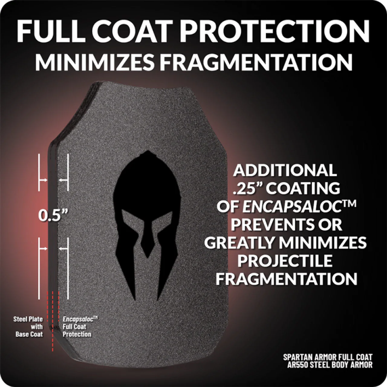 SFT2 Tactical Spartan Level III+ AR550 steel body armor set of 2, showcasing durable hard armor plates.