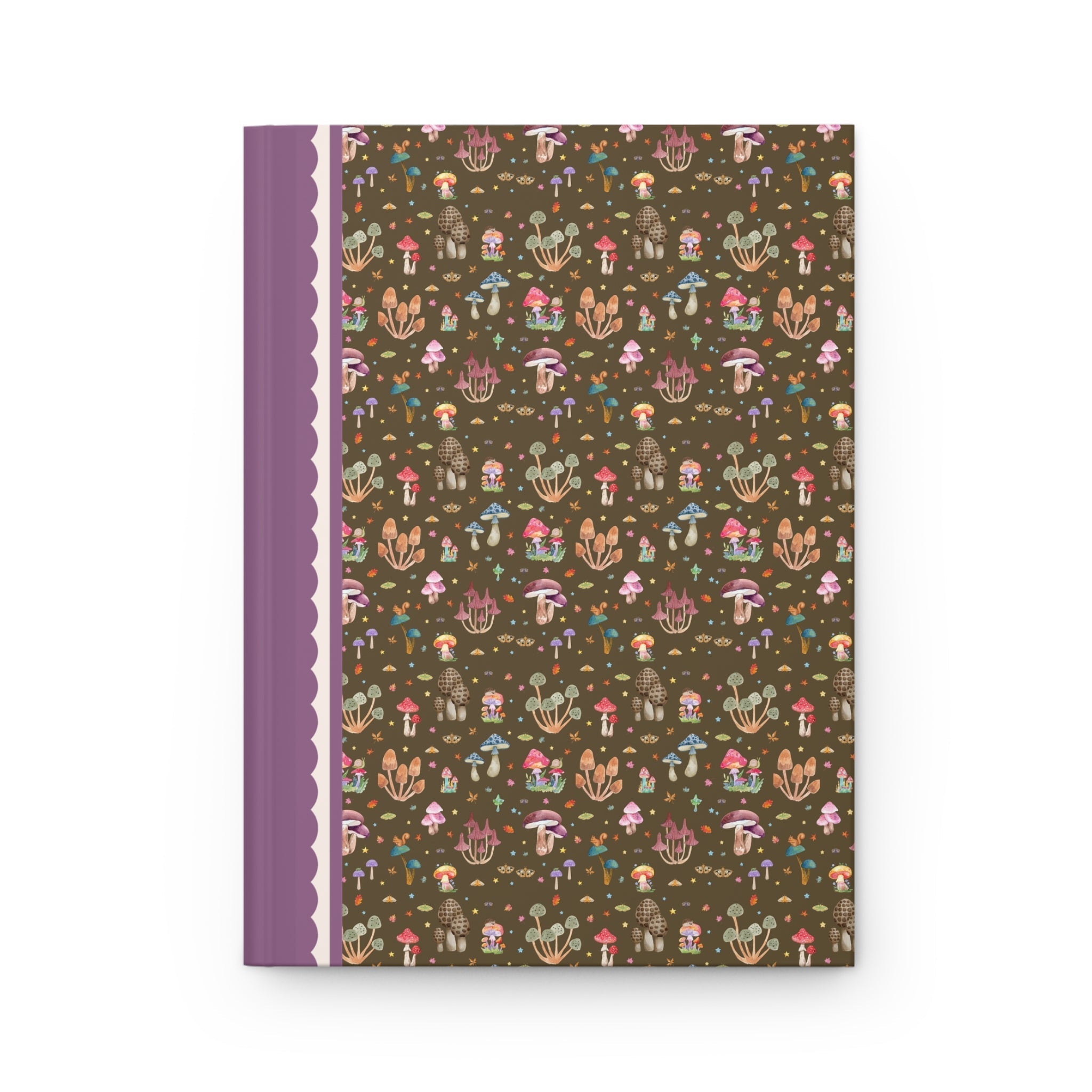 Opal and June boho mushroom journal with Y2K-inspired design, featuring adorable mushroom illustrations for fall and cozy writing.