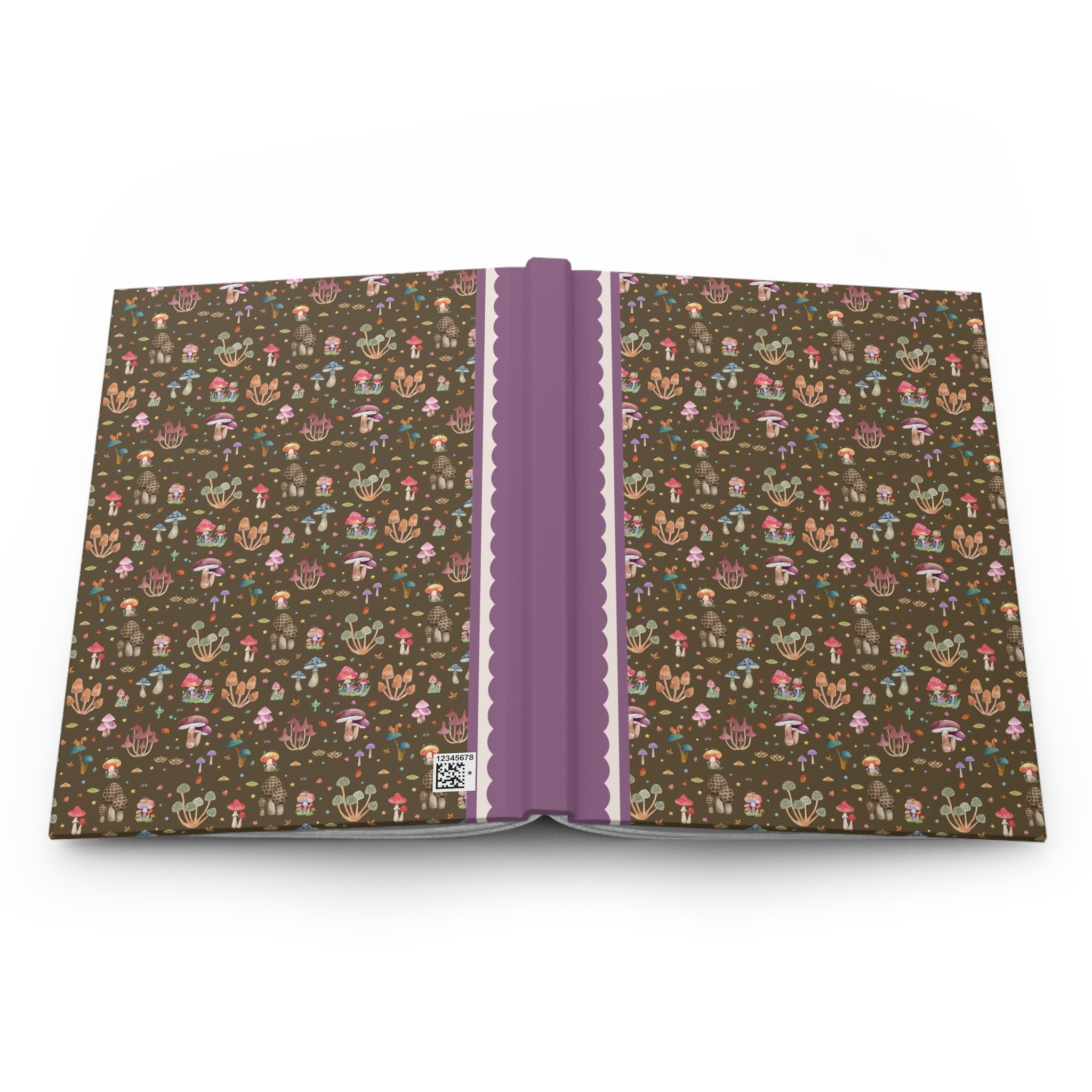 Opal and June boho mushroom journal with Y2K-inspired design, featuring adorable fall-themed illustrations and whimsical animal accents.