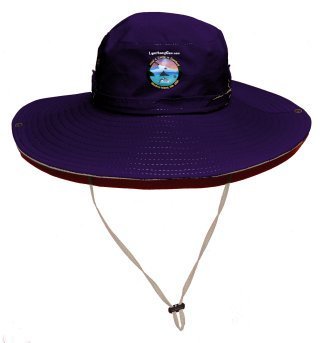 Navy blue boonie hat from Light Hiking Gear, casual outdoor cap with wide brim for sun protection