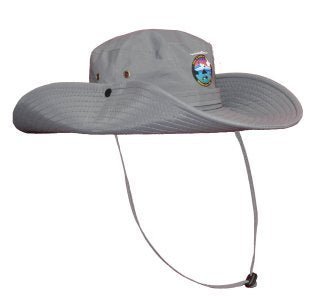 Light Hiking Gear boonie hat in gray with wide brim, designed for outdoor sun protection and casual hiking activities.