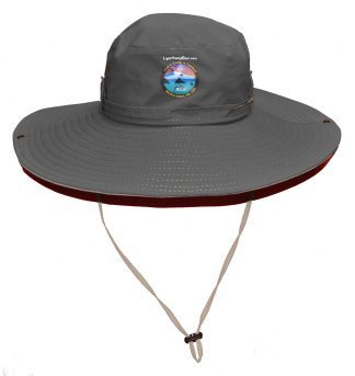 Light Hiking Gear boonie hat in green, outdoor cap with wide brim, suitable for hiking and outdoor activities.