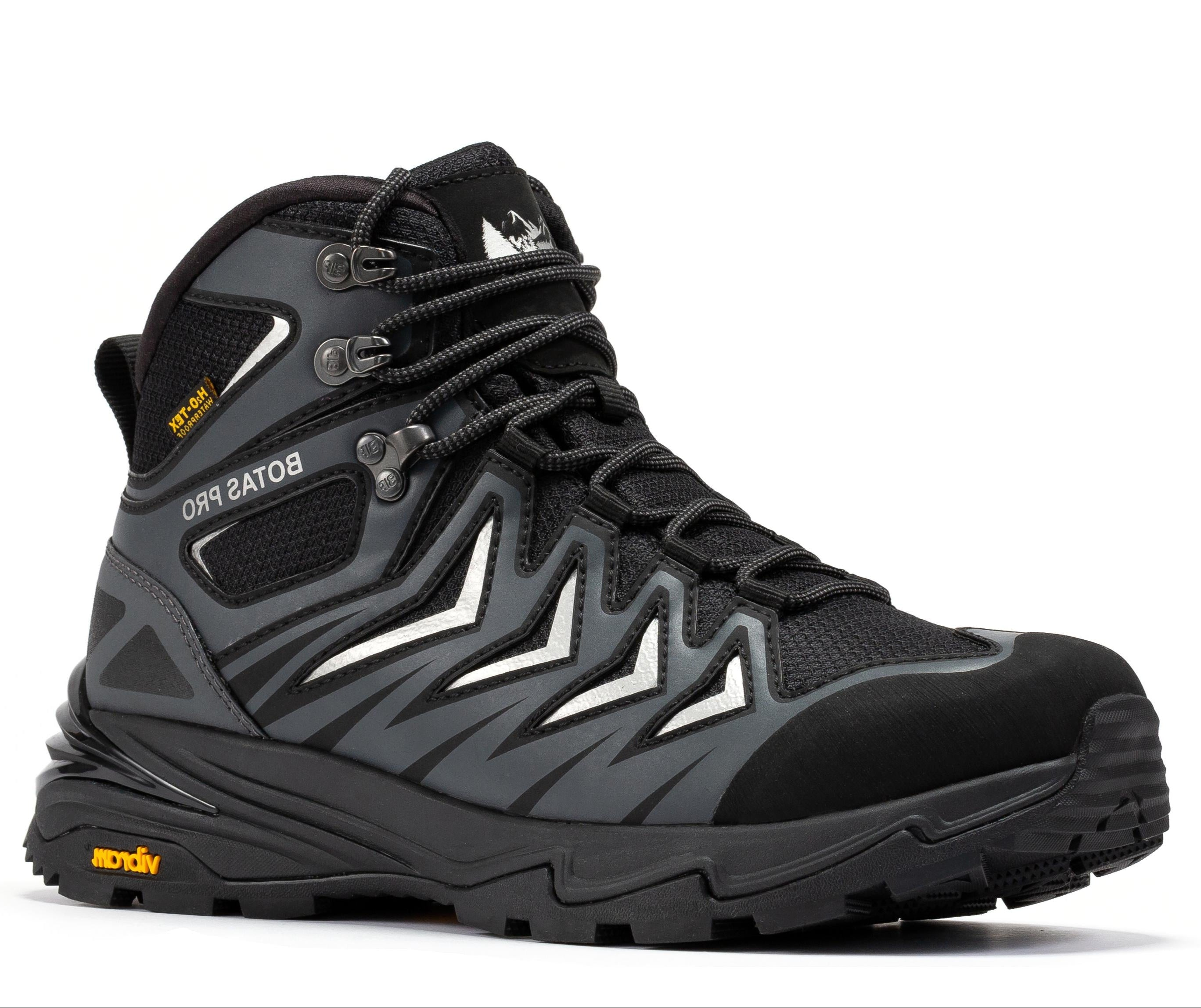 Rock Rooster Pro Metallic 6 Inch Waterproof Hiking Boots with VIBRAM® Traction Lug Outsole, durable outdoor footwear