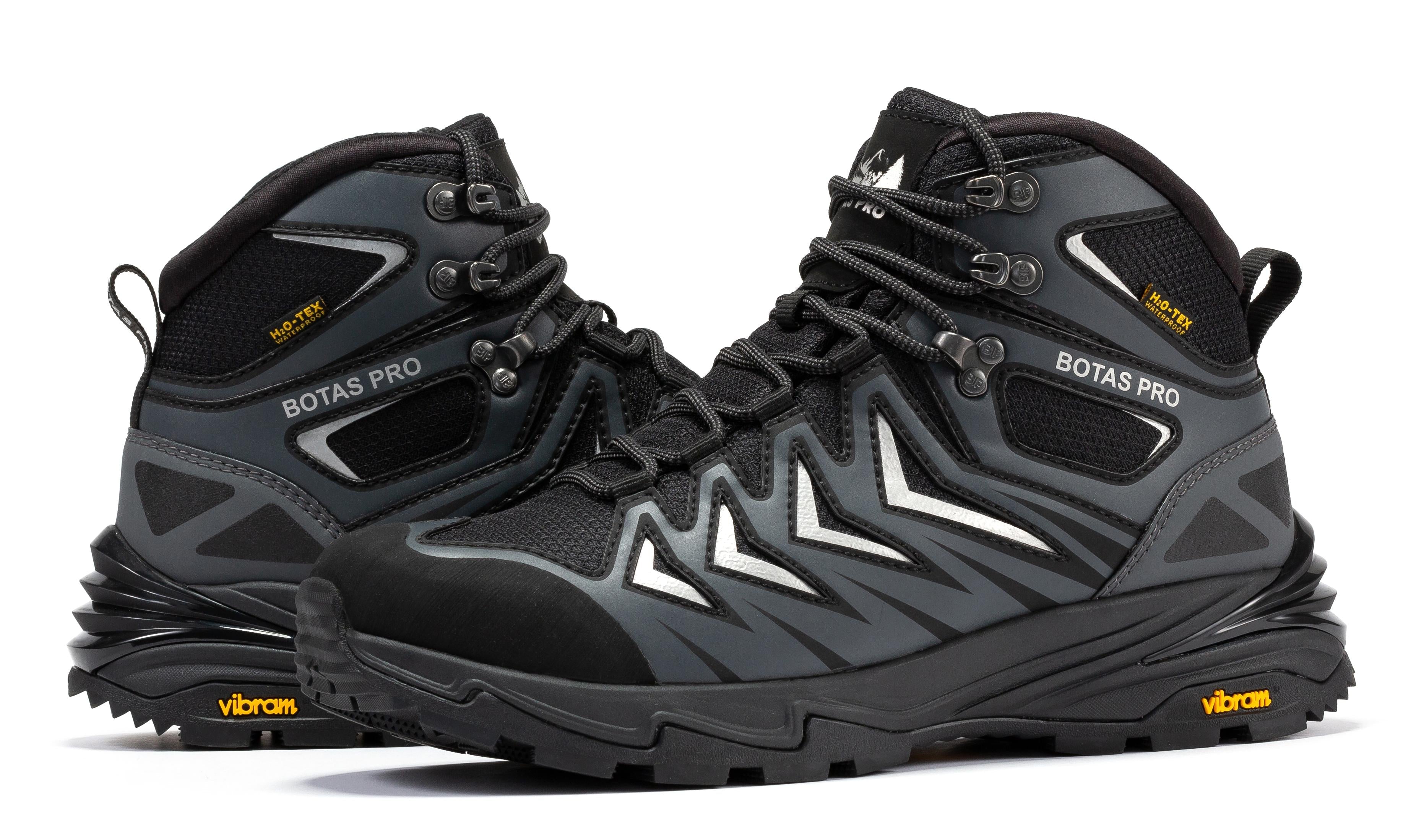 Rock Rooster Pro Metallic 6-Inch Waterproof Hiking Boots with VIBRAM® Traction Lug Outsole, sturdy and durable outdoor footwear