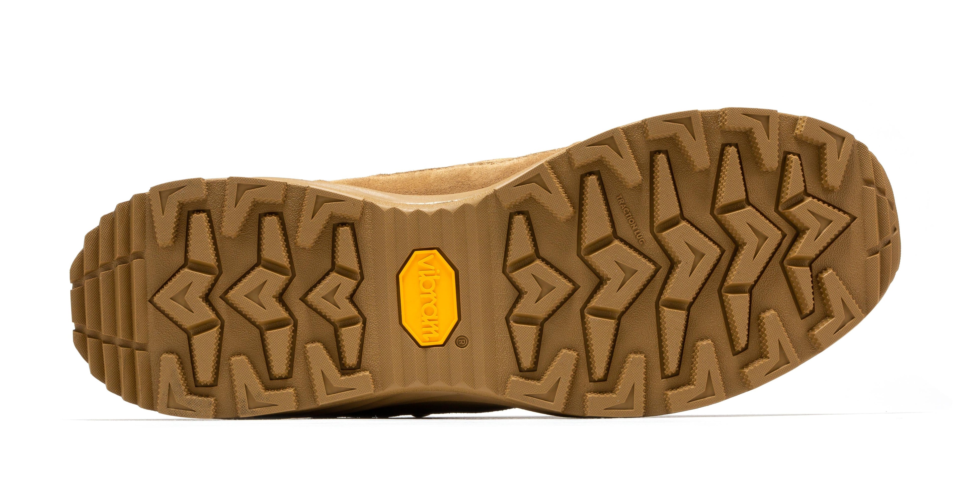 Rock Rooster Pro Sand 6-inch waterproof tactical hiking boots with VIBRAM® traction lug outsole, designed for rugged outdoor use.