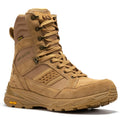 Rock Rooster Pro Sand 8-inch waterproof tactical hiking boots with VIBRAM traction lug outsole, durable and supportive for outdoor hikes.