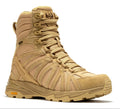 Rock Rooster Pro Sand 8-inch waterproof tactical hiking boots with VIBRAM traction lug outsole, rugged and durable footwear.