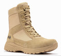 Men's 8-inch Pro Sand military tactical boots with side zipper by Rock Rooster Footwear Inc, featuring durable construction and rugged design.