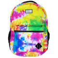 HOOey Recess Tie Dye Backpack with adjustable straps and front pocket, featuring colorful tie dye pattern, accessories by HatCountry.