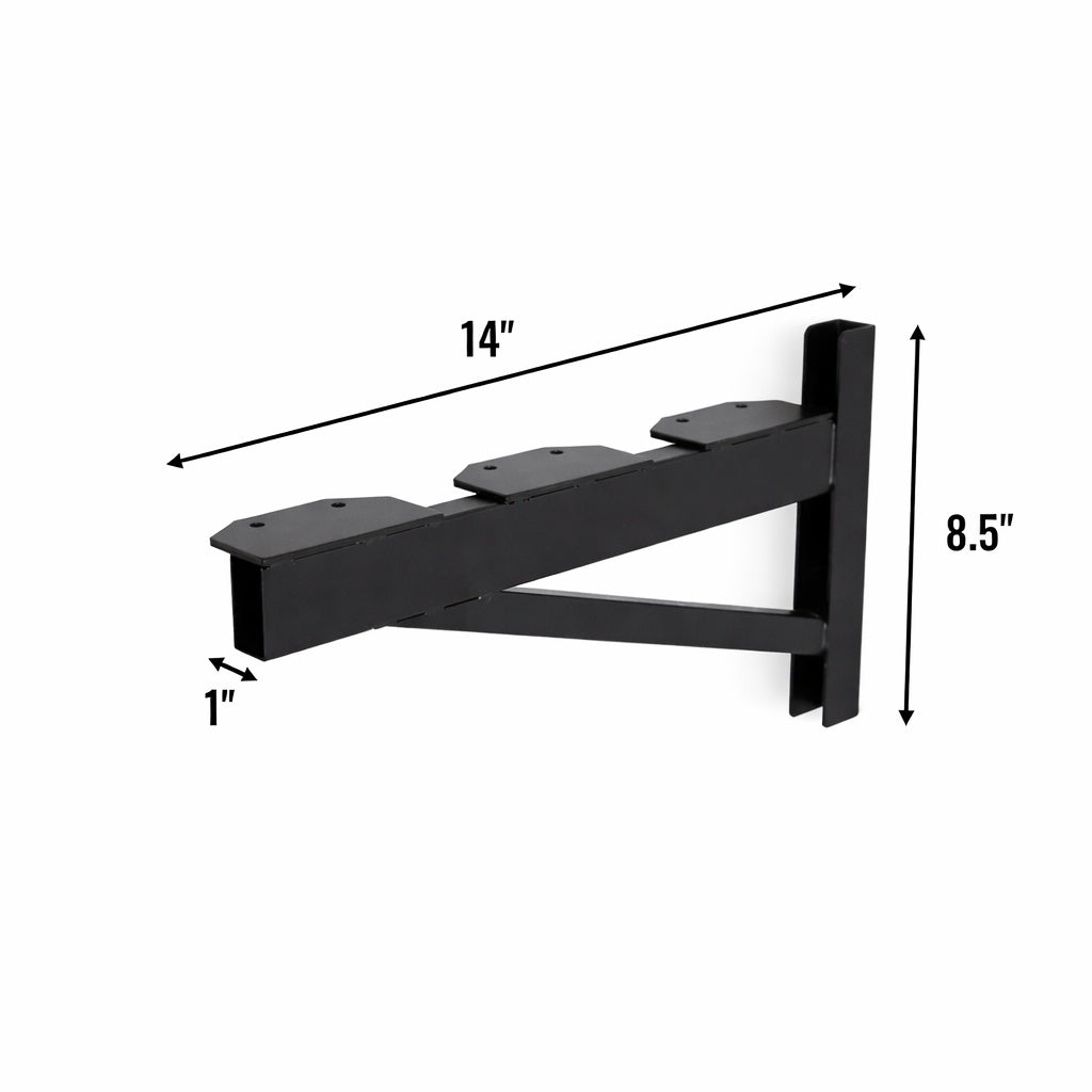 1' x 4' DIY Wall Shelf Brackets | Heavy Duty Garage Wall Shelves - OVERLANDERS Outfitter