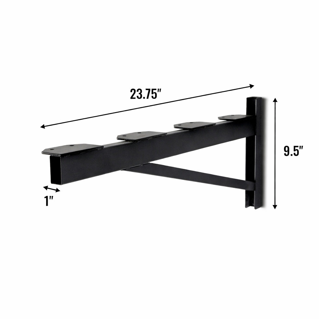 2' x 4' DIY Wall Shelf Brackets | Heavy Duty Garage Wall Shelves - OVERLANDERS Outfitter