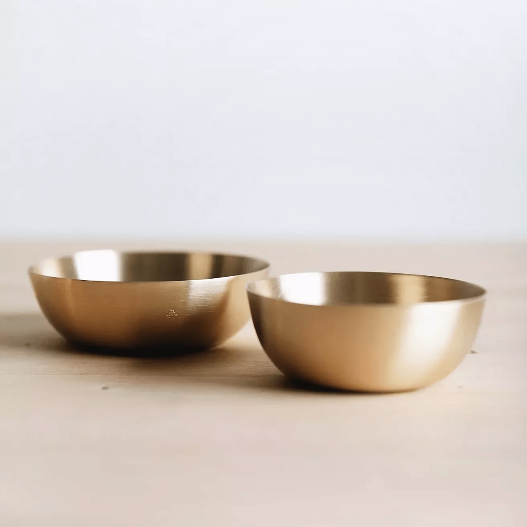 Tilley + Me Mini Brass Serving Bowls – Elegant & Handcrafted Tableware Set - OVERLANDERS Outfitter