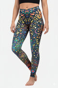 FisheWear Brookie Signature Leggings in black with subtle logo detail, snug fit, and stretchy fabric for comfortable active wear.