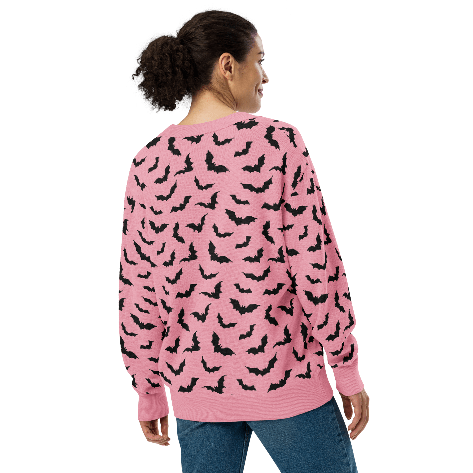 Bubblegum Bats Knit Cardigan