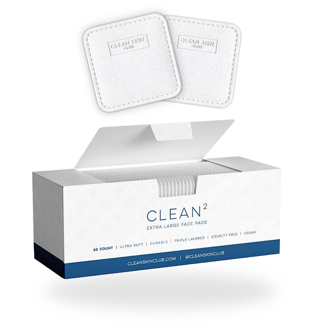 Clean2 Face Pads by Alpenglow Readiness Supply, featuring soft, round pads for gentle facial cleansing and skincare.