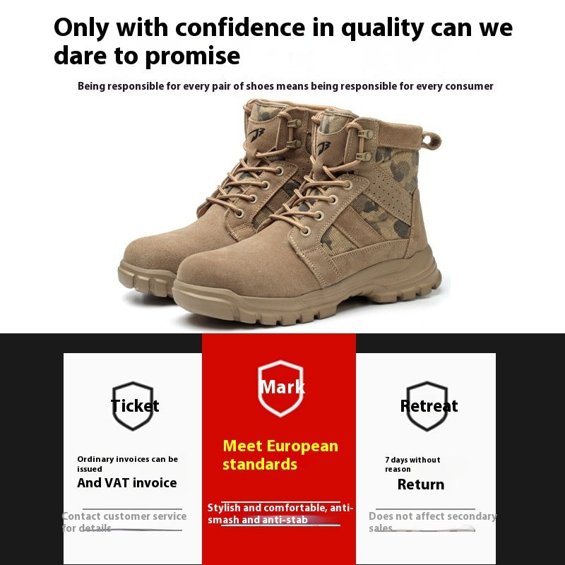 Steel Toe Combat Boots for Ultimate Protection and Durability - OVERLANDERS Outfitter