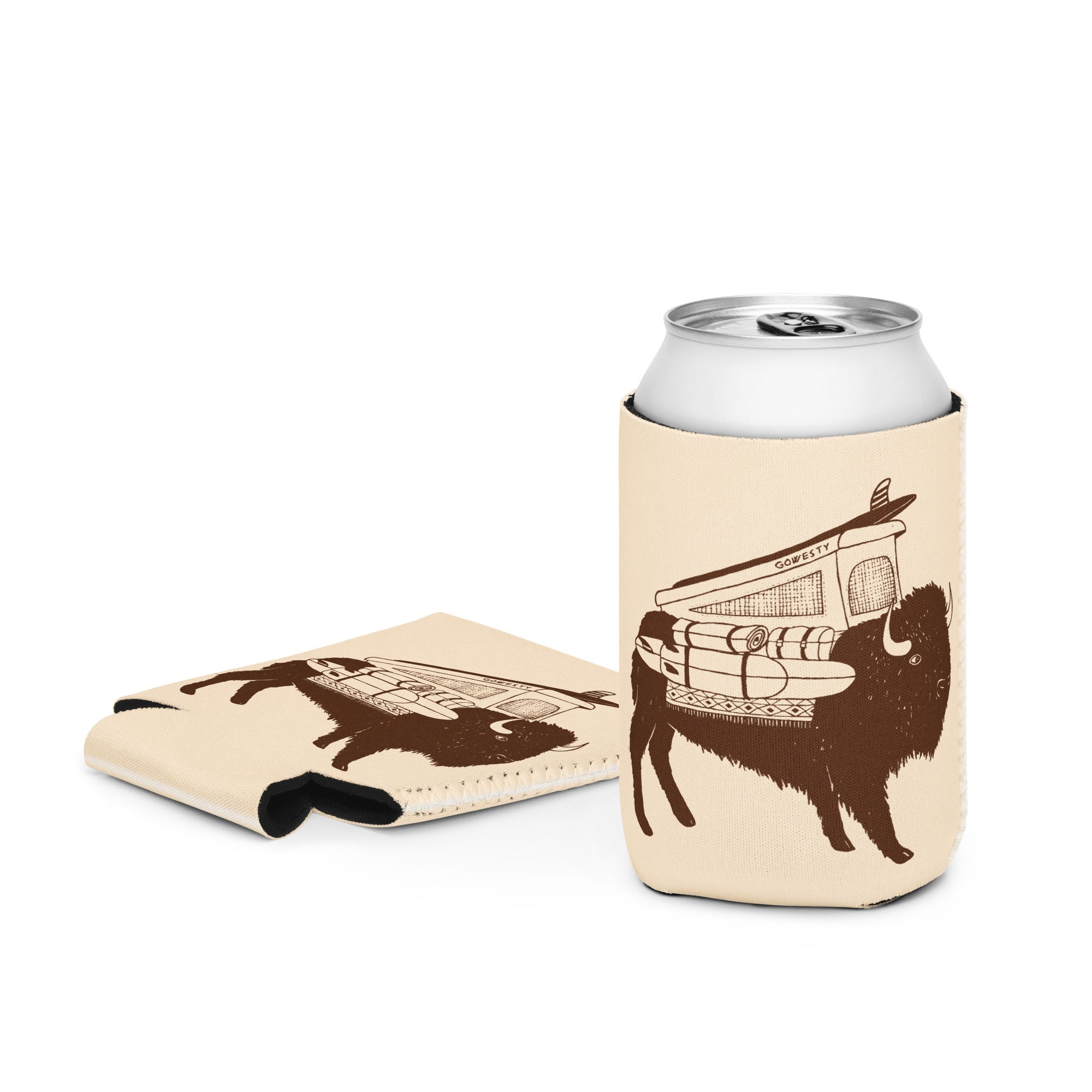 Buffalo Roam Can Coozie - OVERLANDERS Outfitter
