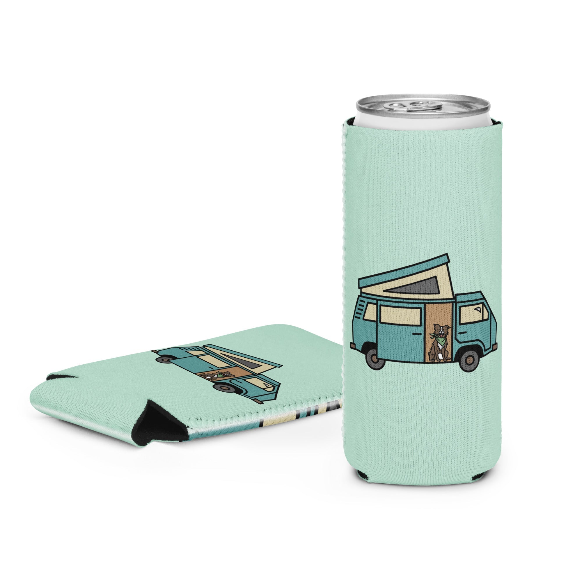 Dog in Van Can Coozie - OVERLANDERS Outfitter