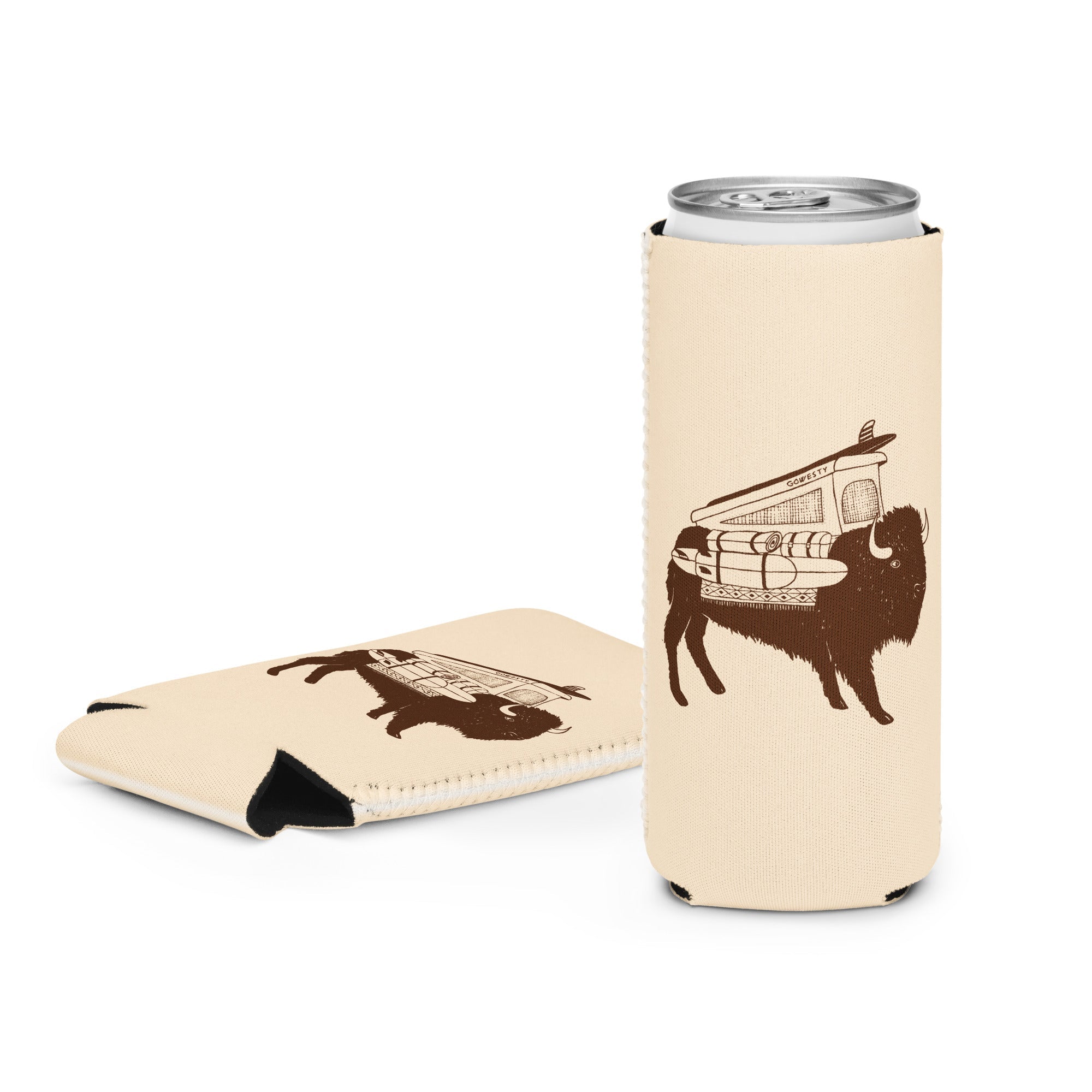 Buffalo Roam Can Coozie - OVERLANDERS Outfitter