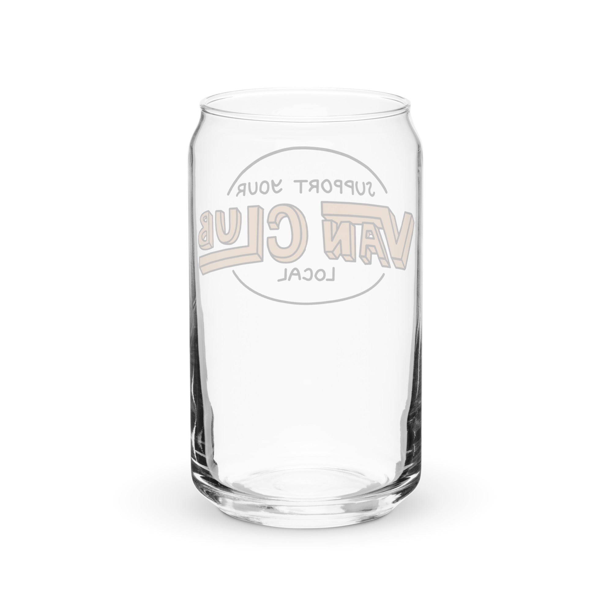 Support Your Local Van Club Pint Glass - OVERLANDERS Outfitter